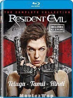 Resident Evil All Parts (2002 to 2016) Telugu Dubbed Multi Auds